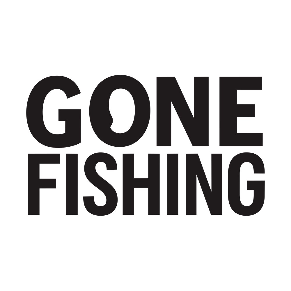 Gone Fishing SVG cut file – SVG, PNG, DXF