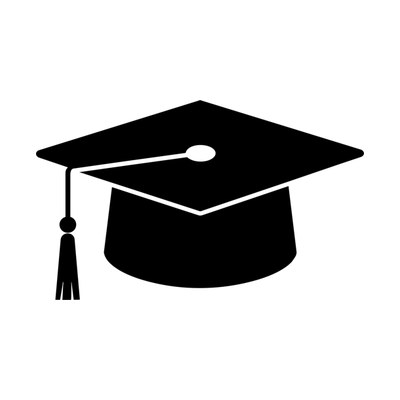 Graduation Cap Icon SVG cut file