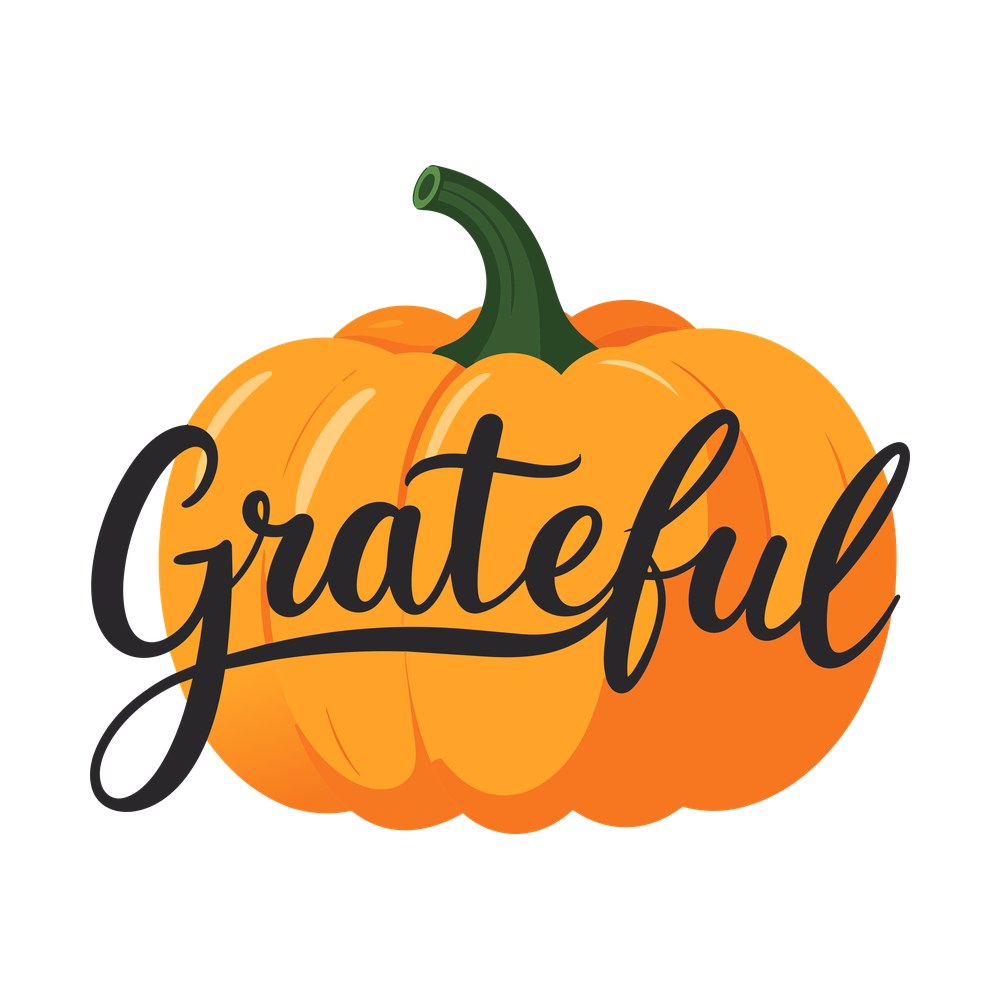 Grateful Pumpkin Sublimation PNG + SVG – SVG, PNG