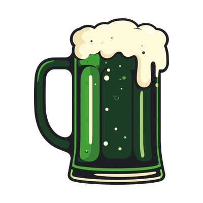 Green Beer Mug Flaticon SVG cut file