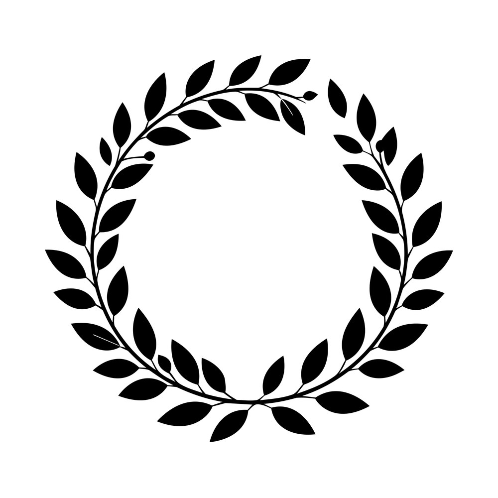 Greenery Wreath SVG cut file – SVG, PNG, DXF