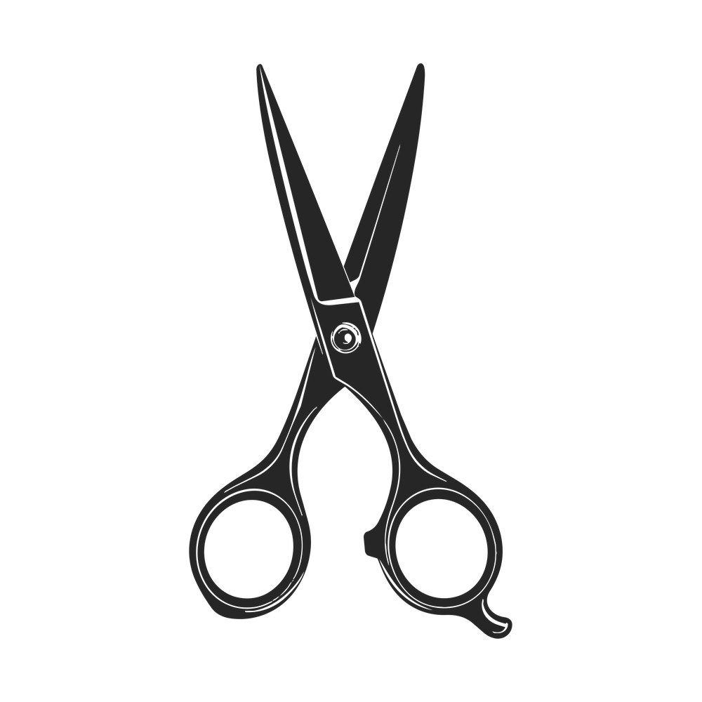 Hair Stylist Scissors SVG cut file – SVG, PNG, DXF