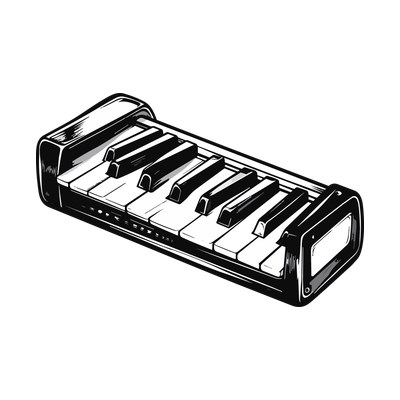 Harmonica Geometric SVG cut file