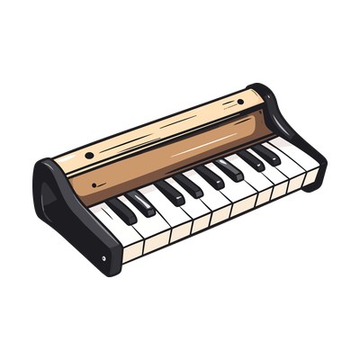 Harmonica Kawaii Side SVG cut file