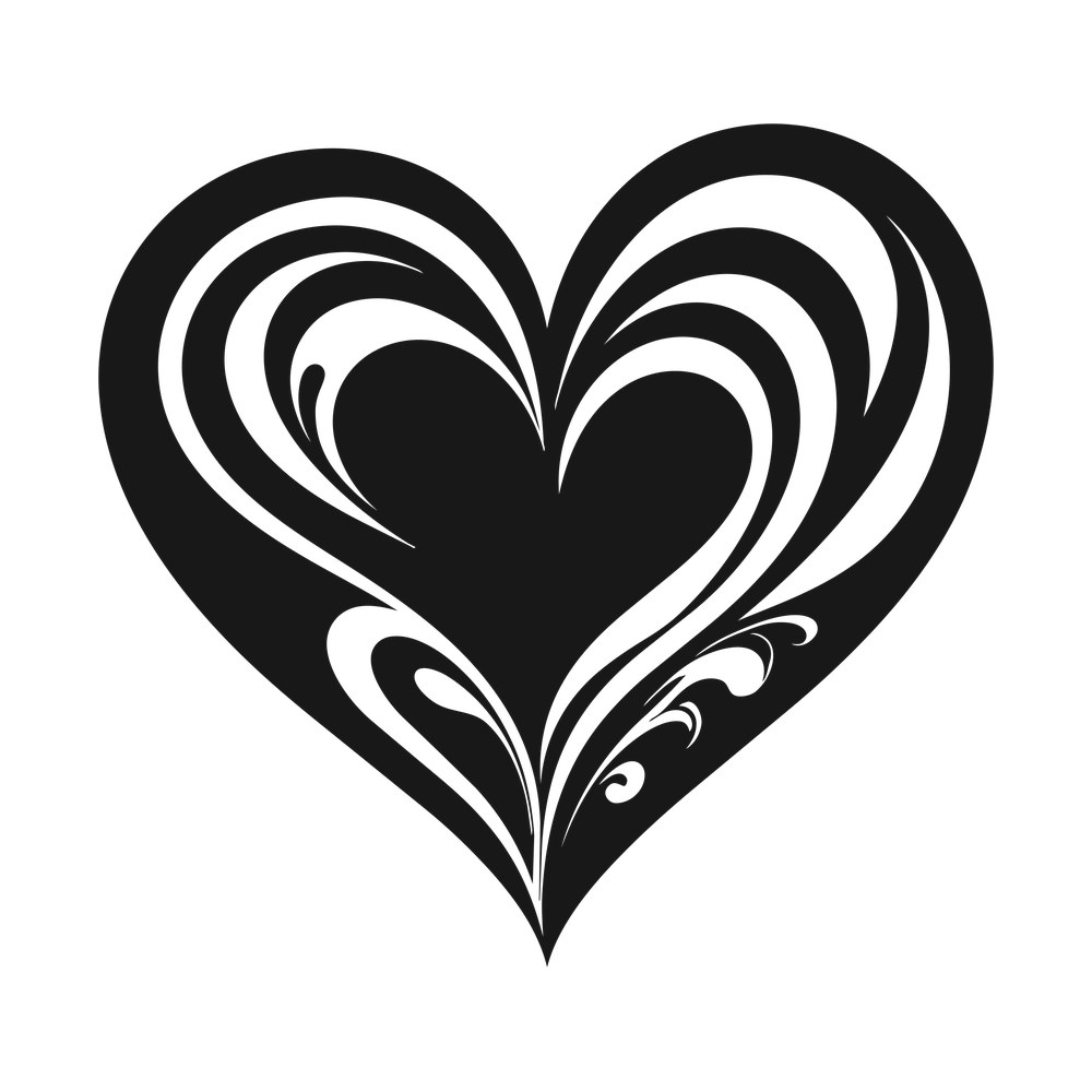 Heart Valentine SVG cut file – SVG, PNG, DXF