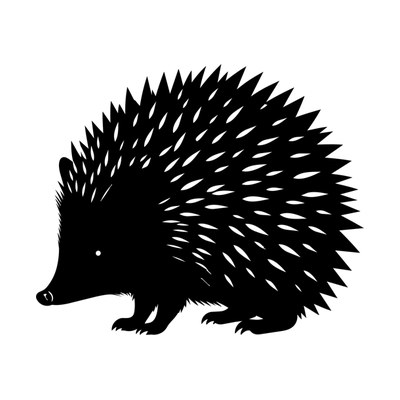 Hedgehog Cute SVG cut file