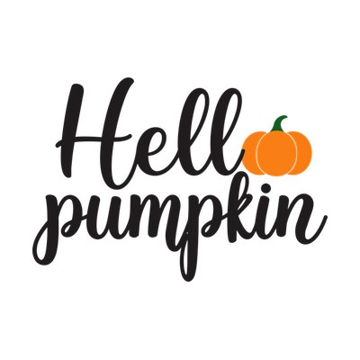 Hello Pumpkin SVG cut file
