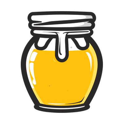 Honey Jar SVG cut file