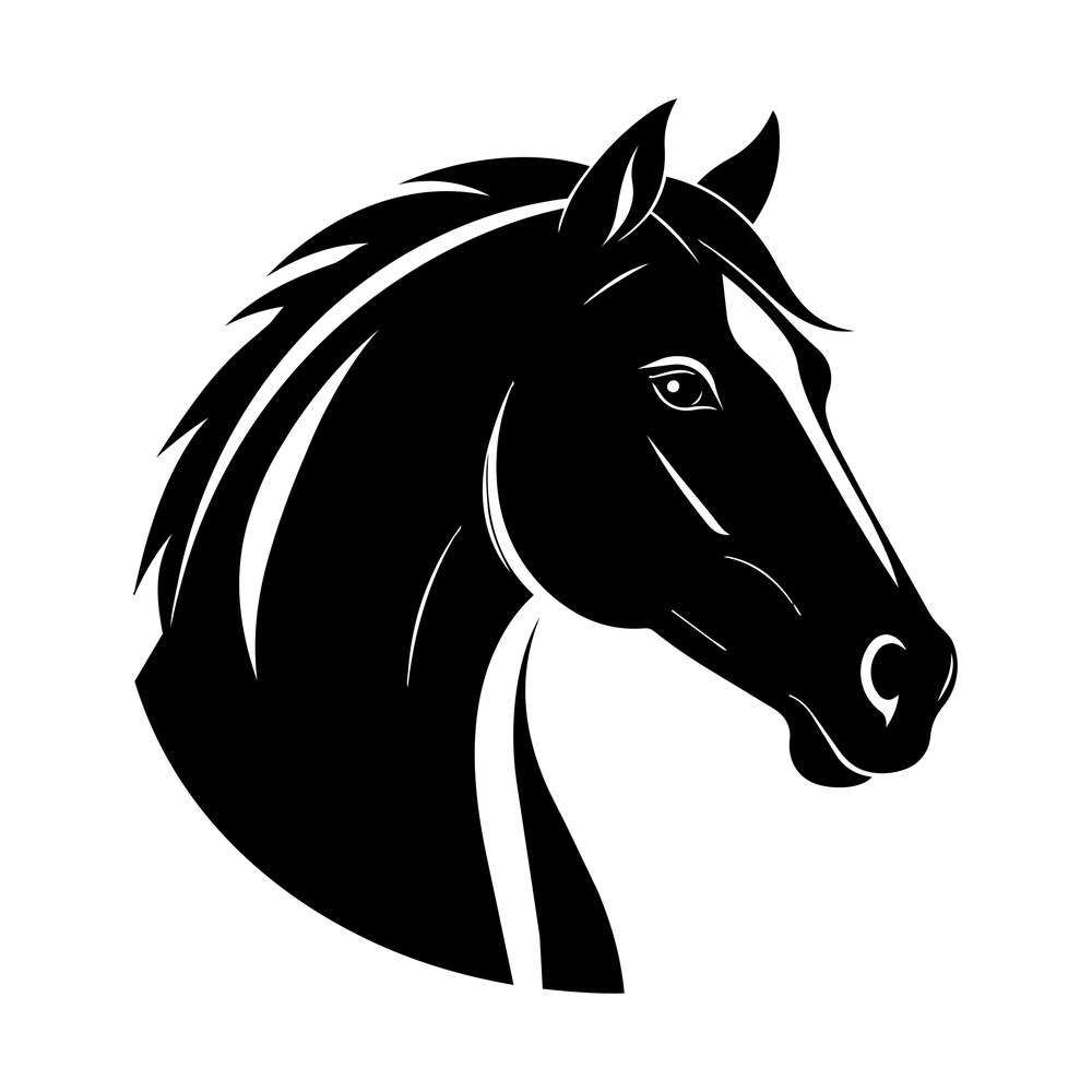 Horse Head SVG cut file – SVG, PNG, DXF