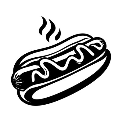Hot Dog SVG cut file