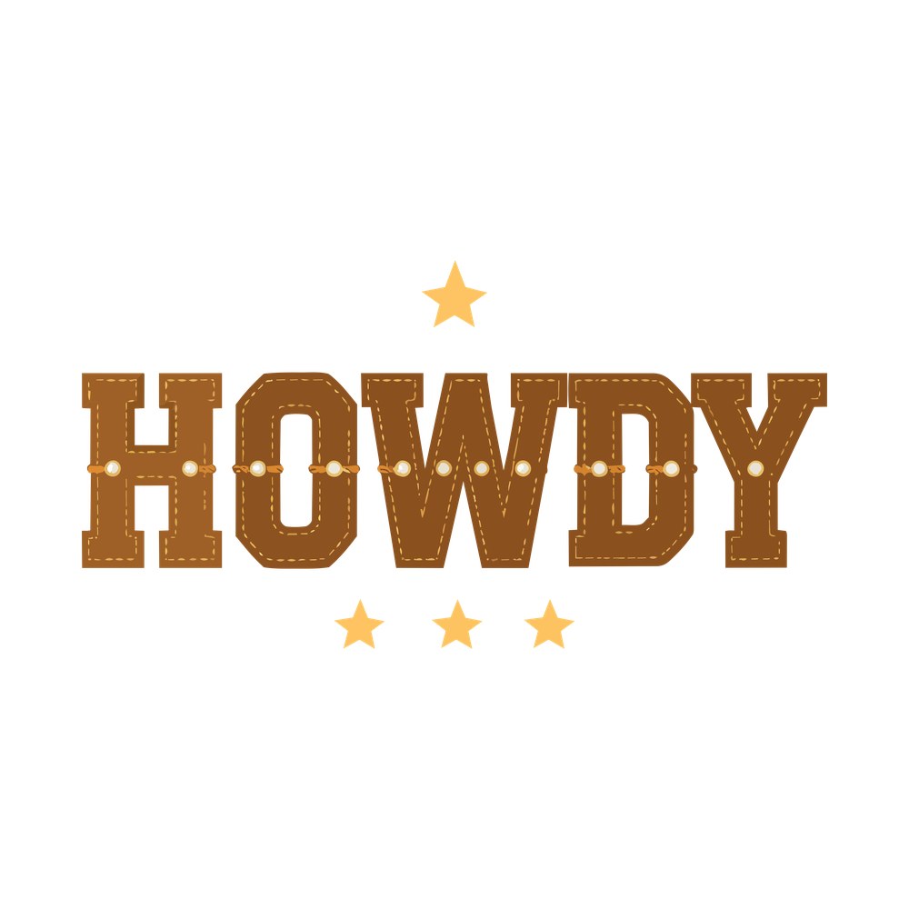 Howdy Cowboy Sublimation PNG + SVG – SVG, PNG