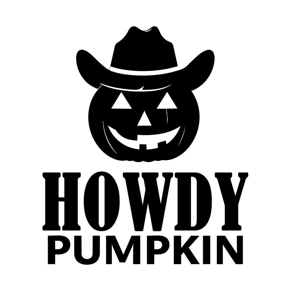 Howdy Pumpkin SVG cut file – SVG, PNG, DXF
