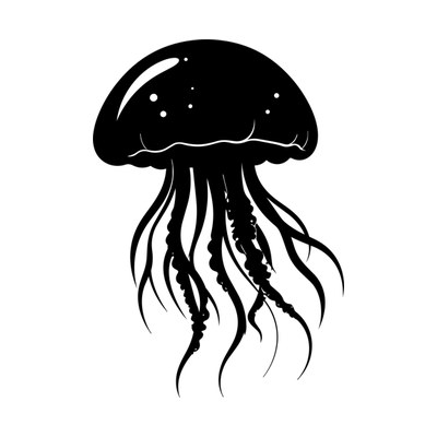 Jellyfish SVG cut file