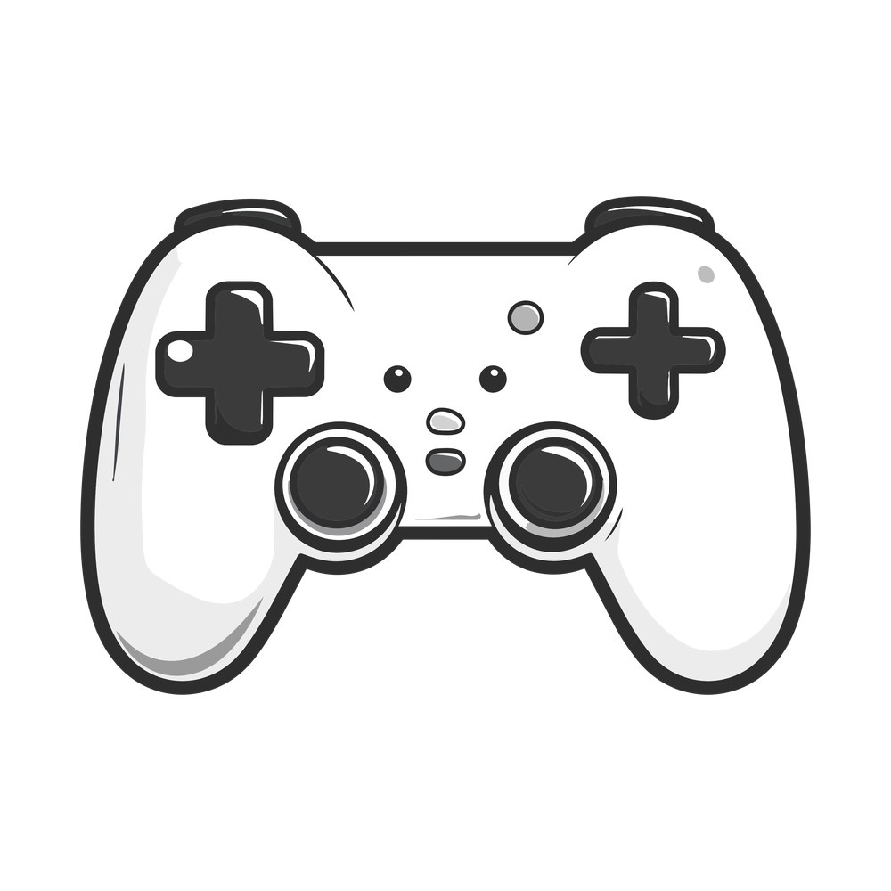 Joystick Kawaii – original artwork without the sticker border