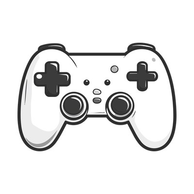 Joystick Kawaii SVG cut file