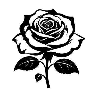 June Rose Birth Flower SVG cut file