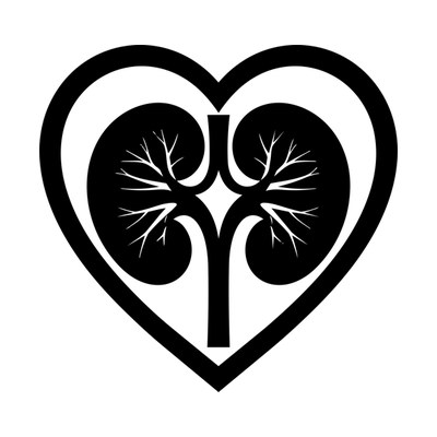 Kidney Heartframe Front SVG cut file