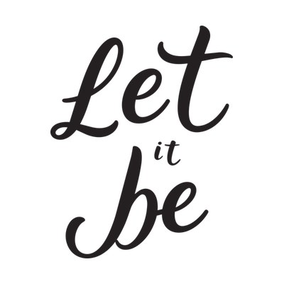 Let It Be SVG cut file