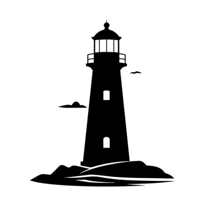 Lighthouse SVG cut file