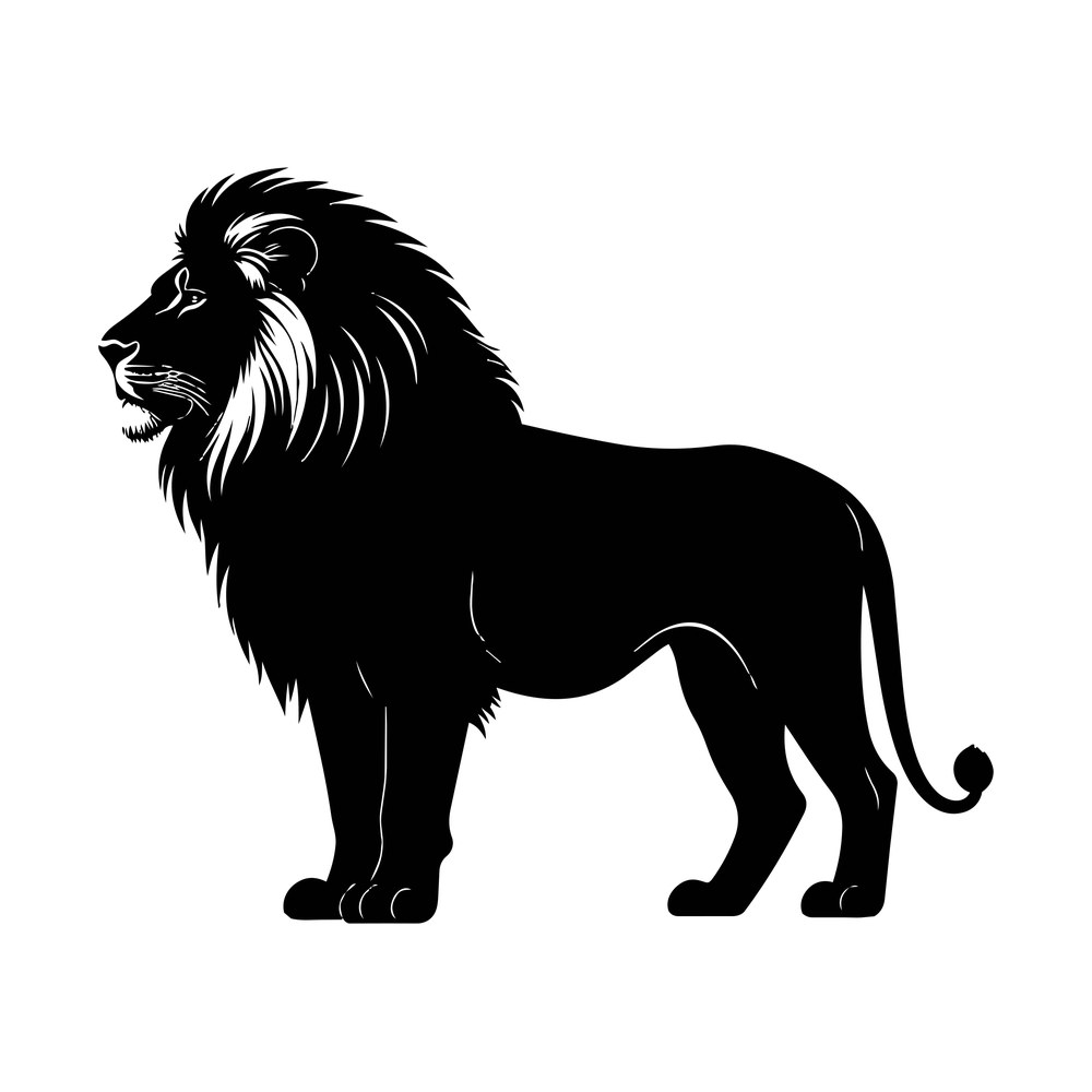 Lion SVG cut file – SVG, PNG, DXF