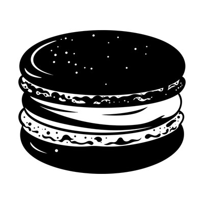 Macaron SVG cut file