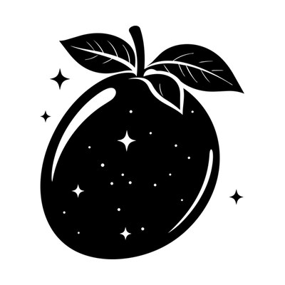 Mango Stars Side SVG cut file