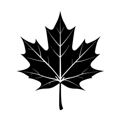 Maple Leaf Single SVG cut file