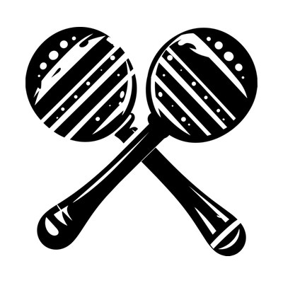 Maracas SVG cut file