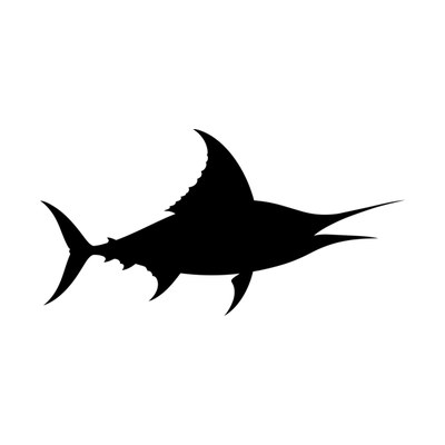 Marlin Silhouette SVG cut file