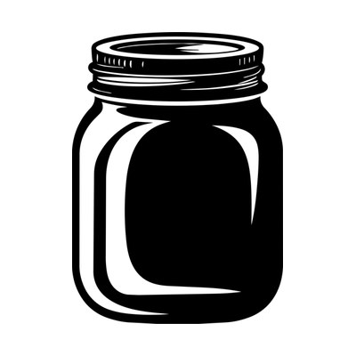 Mason Jar Lid SVG cut file