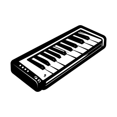 Melodica SVG cut file