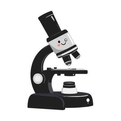 Microscope Cartoon Side SVG cut file