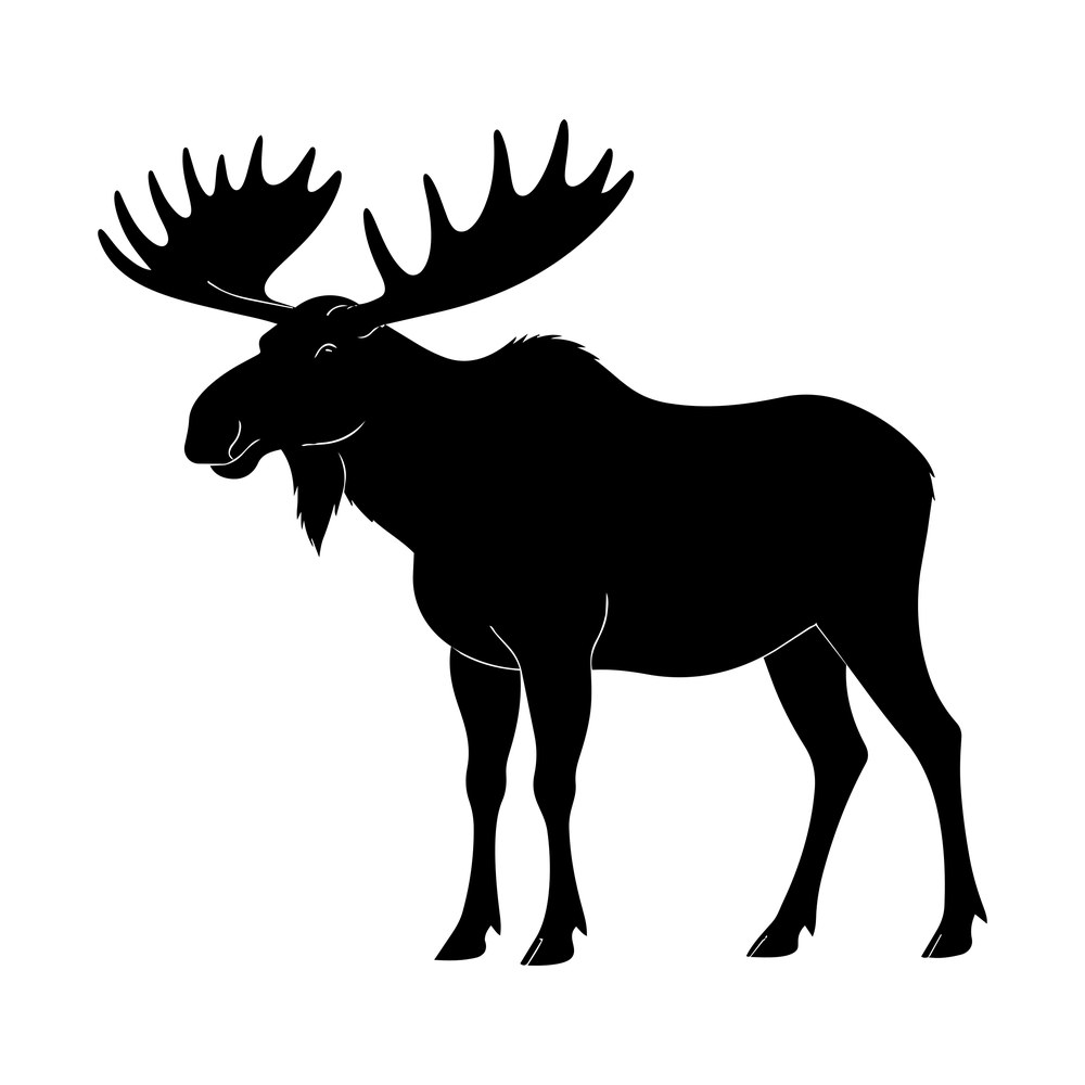 Moose SVG cut file – SVG, PNG, DXF