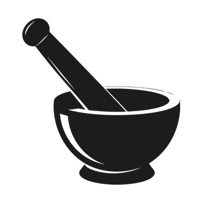 Mortar Pestle SVG cut file