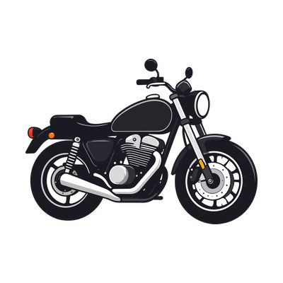 Motorcycle Kawaii SVG cut file