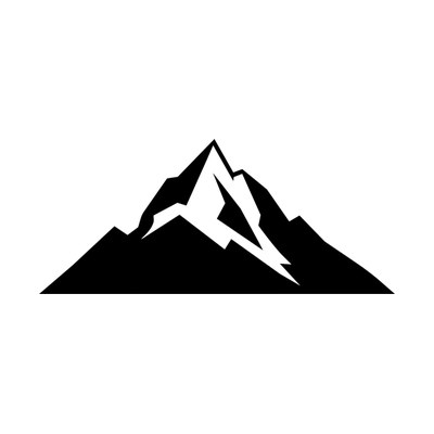 Mountain Range Simple SVG cut file