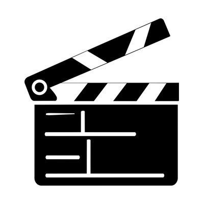 Movie Clapper SVG cut file