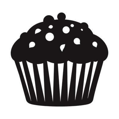 Muffin Geometric Side SVG cut file