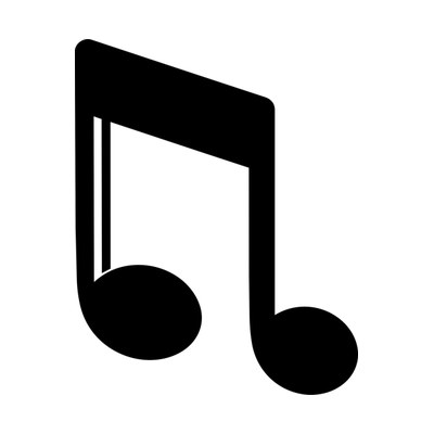 Music Note Single SVG cut file