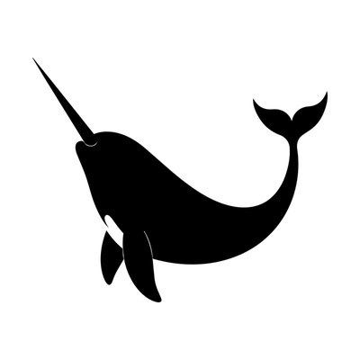 Narwhal Cute SVG cut file