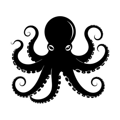 Octopus Simple SVG cut file