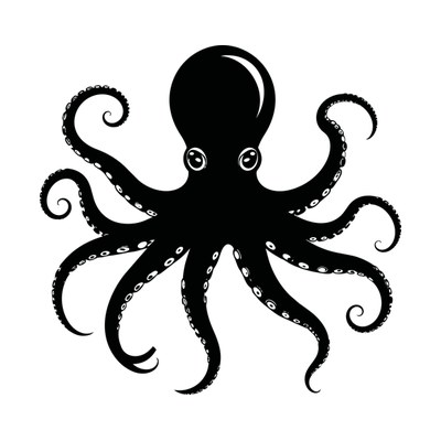 Octopus SVG cut file