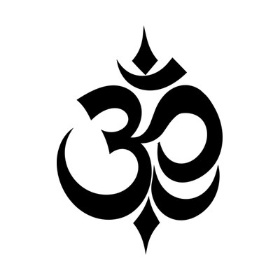 Om Sign Silhouette Side SVG cut file