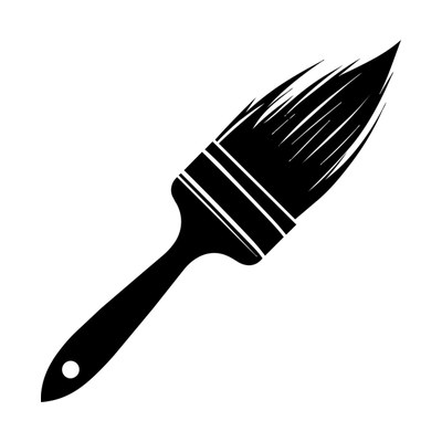Paint Brush SVG cut file