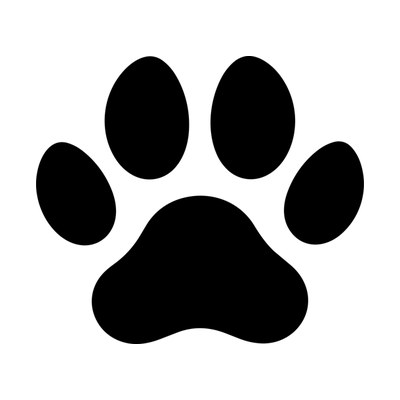 Paw Print SVG cut file