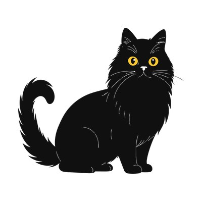 Persian Cat SVG cut file