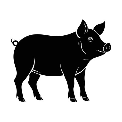 Pig SVG cut file