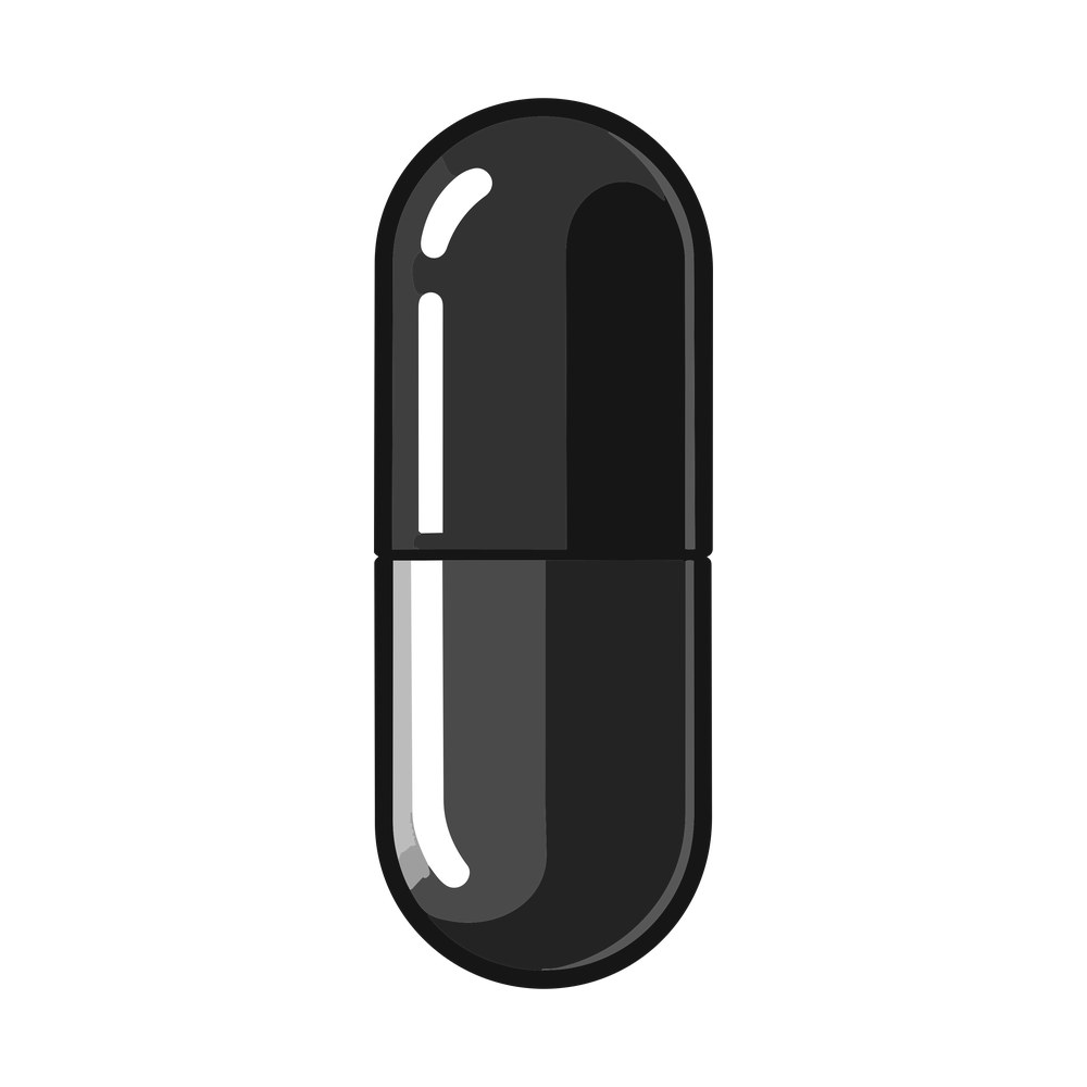 Pill Minimal Front – original artwork without the sticker border