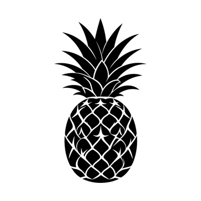 Pineapple Fruit SVG cut file