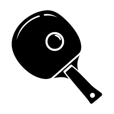 Ping Pong Paddle SVG cut file